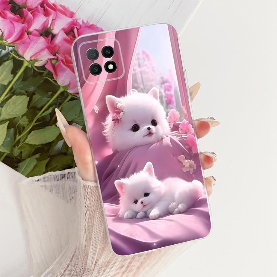 For Oppo A73 5G Case CPH2161 Luxury Flowers Butterfly Painted Cover Soft Slim Phone Case For Oppo A72 5G OppoA73 5G Fundas Coque