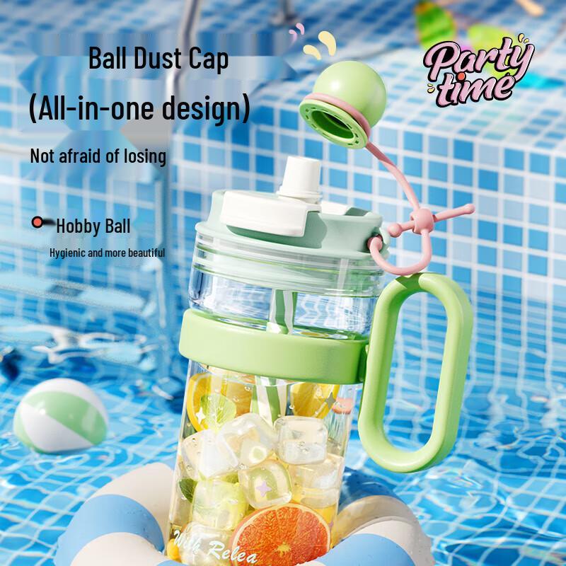 Wushengwu Portable Borosilicate Glass Straw Cup