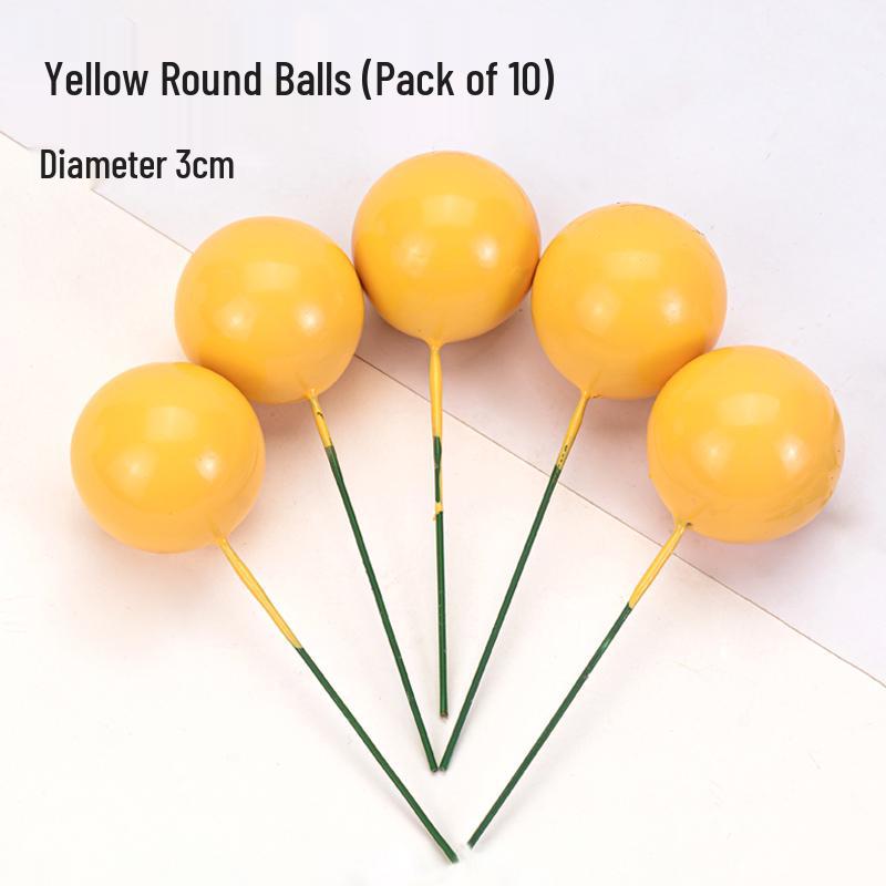 Cake Decoration Balls: Gold & Silver Spheres for Baking & Christmas Decor