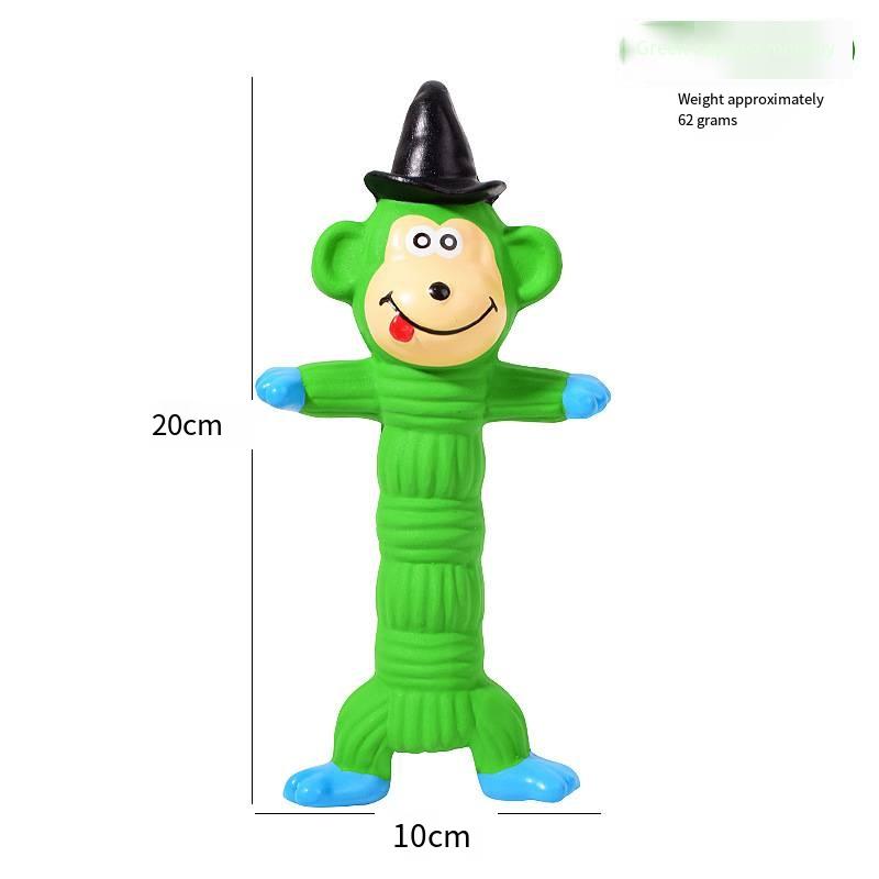 Quietschende Ente/Kuh aus Latex für Hunde – Kauspielzeug mit Geräuschfunktion für kleine und große Hunde – bissfest und interaktiv