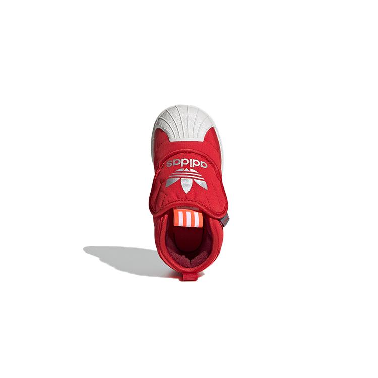 adidas Originals SUPERSTAR 360 High Top Toddler Shoes Red Infant And Toddler FW1120