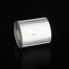 2" X10ft Reflective Tape White Outdoor High Vis Conspicuity Safety Strip Waterproof Self-adhesive Reflectors Sticker For Bicycle