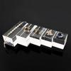 5pcs Transparent Acrylic Column Display Stand 3D Square for Dessert Cake Merchandise Cosmetics Jewelry Bases Decor Accessories