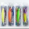 Oeny Luminous Horizontal Shrimp Squid Fishing Lure (5-Pack)