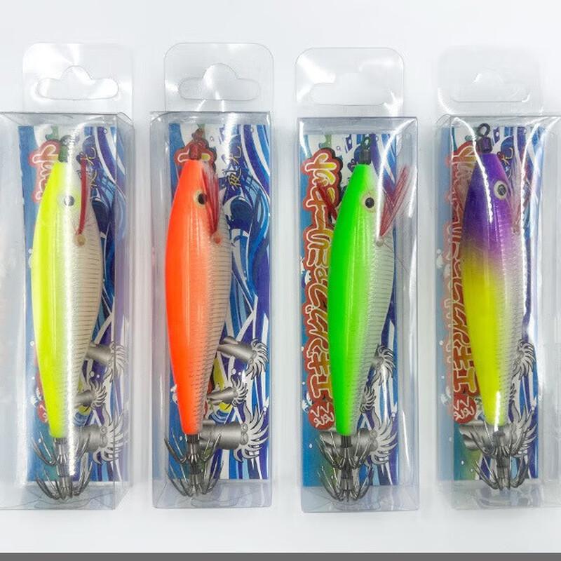 Oeny Luminous Horizontal Shrimp Squid Fishing Lure (5-Pack)