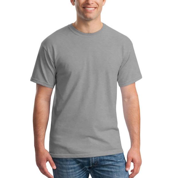 Men's Solid Color Fitness T-shirt - Short Sleeve