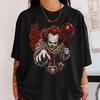 Glam Pennywise Horror Character Sublimation Movie Night Joker T-Shirt