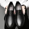 Mens Shoes Genuine Leather Men Dress Shoes Luxury Men'S Business Oxfords Classic Slip On Gentleman Shoes Moccasins Driving Man
