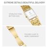 Luxury Golden Quartz Wristwatches For Women Fashion Waterproof Ladies Mens Watches Relogio Feminino
