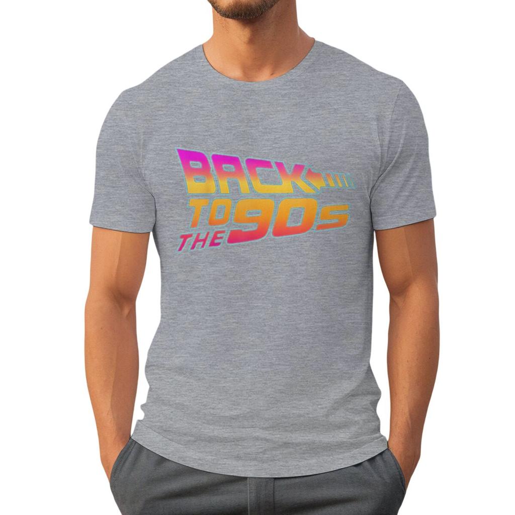 Mens Womens 90s Graphic TShirts Back To The 90s Print Casual Tee Fashion Crew Neck Shirt for Birthday Party Fun Streetwear