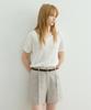ARTID Linen Tailored Shorts_Beige