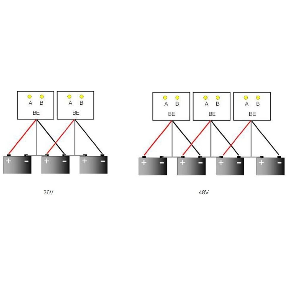 Solar Battery Equalizer HA01 with Real Time Voltage Monitoring for Optimal Battery Charge and Discharge Balance