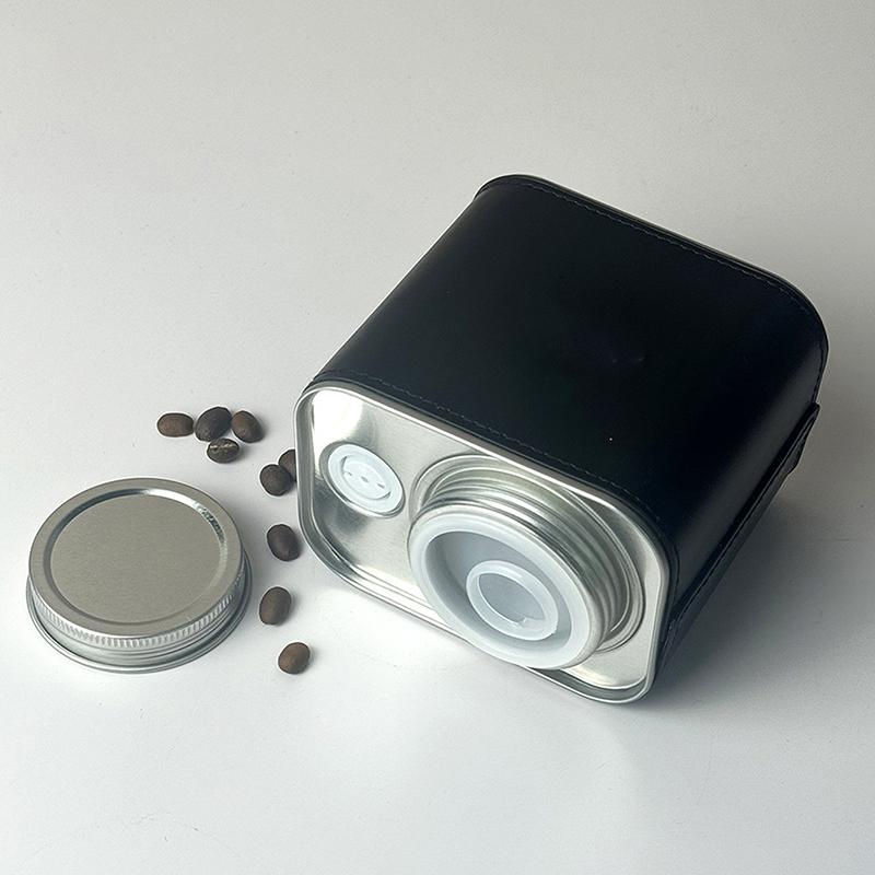 Versiegelter Kaffeebohnen-Aufbewahrungsbehälter mit Deckel, Outdoor-Camping-Kaffeebohnen-Aufbewahrungsbehälter, Feuchtigkeitsgeschützter und Frische-Erhaltender Behälter