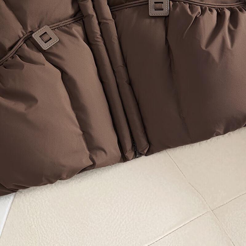 Tachi Women's 90% Down Stand Collar Short Puffer Jacket