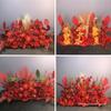 Large Silk Wedding Flower Set: Chinese T-Stage Aisle Decoration