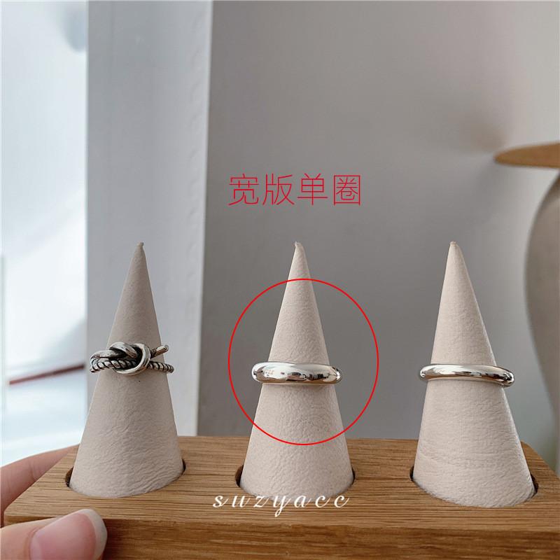 

S925 Silver Contemporary Cross Bow Ring For Women Chic Open Adjustable Finger Jewelry J551 Silver