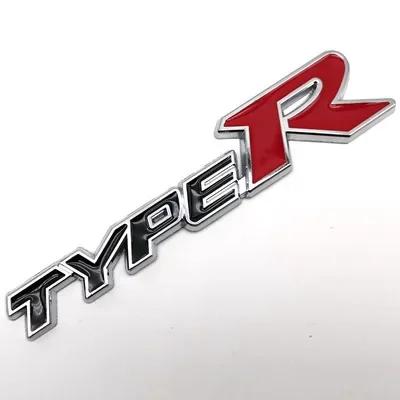 DIOSK1 Car Front Grille Trunk Badge Body Side Sticker for Honda Type-R Type-S Accord FIT Odyssey Jazz Jade Pilot City Decor Accessories