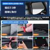[With Steering Wheel Cover] 2-in-1 Integrated Sunshade Mesh Curtain for Suzuki Spacia MK04/MK03 Series - Easy to Attach and Detach - Magnetic Ventilat