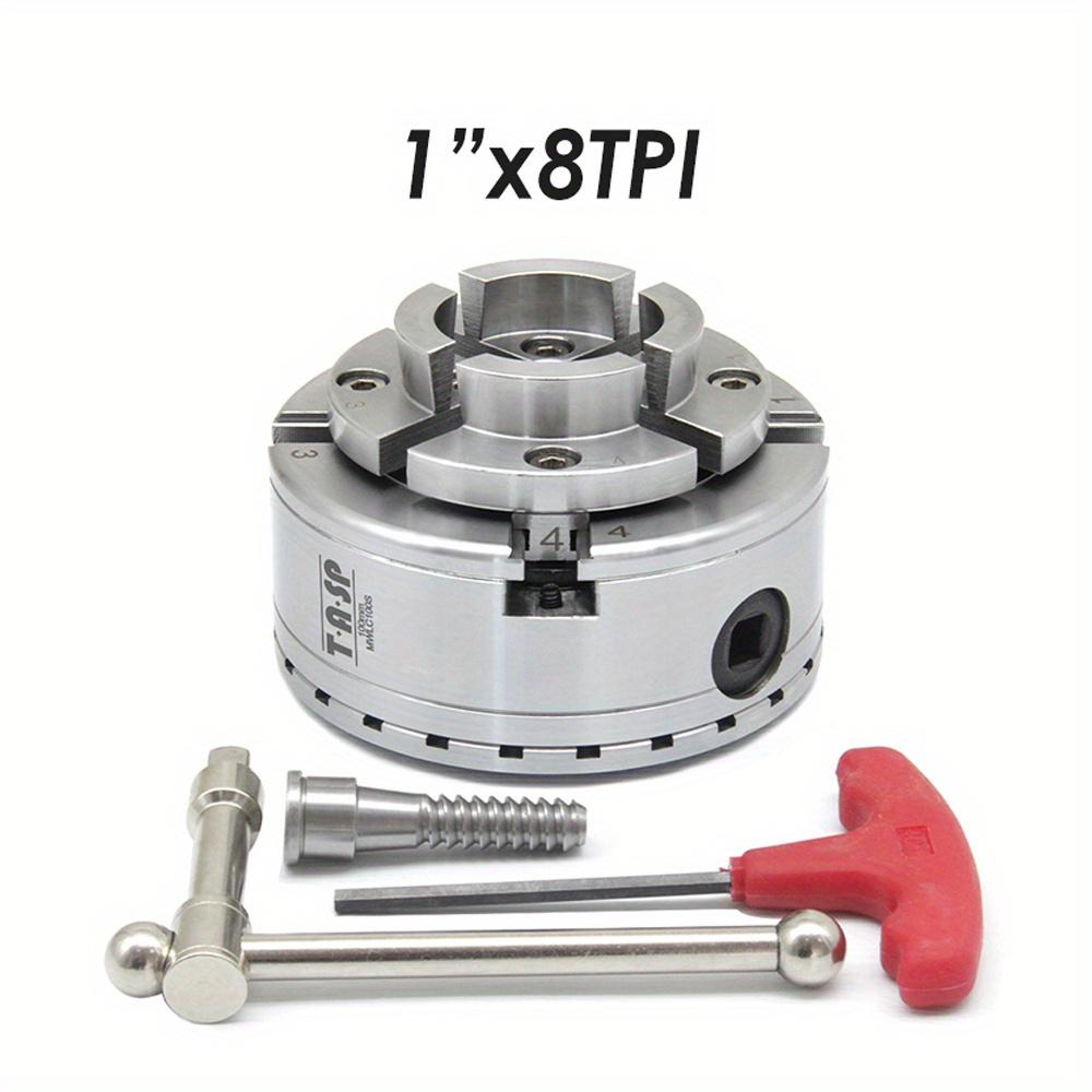 

4 Wood Lathe Scroll Chuck 100mm 4-Jaws Self Centering Spindle Thread M33 1 Inch Woodworking Tools 1set