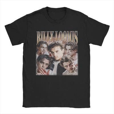 Funny Retro Billy Loomis T-Shirts Men Crewneck 100% Cotton T Shirt Short Sleeve Tees 4XL 5XL 6XL Tops