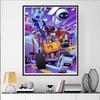 Disney Diamond Painting WALL-E Space Carnival Illustration 5D DIY Diamond Painting Embroidery Set Round Diamond Art Mosaic Home Decor