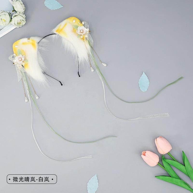 Kitten hair accessories cat ears headgear lolita girl cat ear headband comics cos simulation animal ear headband