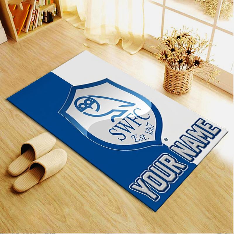 Custom Name Sheffield Wednesday Carpet Rug for Living Room Bedroom Home Sofa Decoration,Kids Play Non-slip Floor Mat