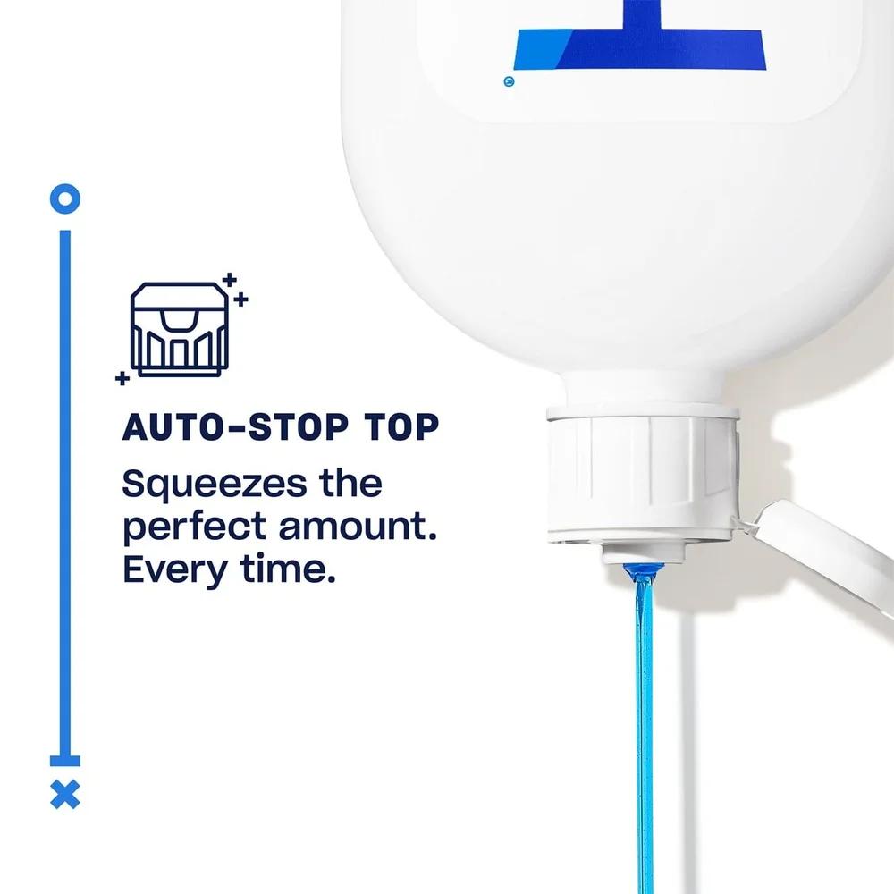 HE Ultra-Concentrated Liquid Laundry Detergent 80 Loads Fresh Clean Laundry Scent Stain Fighting Auto-Stop Top Compatible with