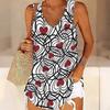 Regatas Estampadas com Padrão 3D em Forma de Coração para Mulheres, para Treino, Yoga, Academia, Camisetas Esportivas Estampadas de Verão, Coletes Plus Size, Exclusivo para o Dia dos Namorados