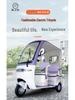 Guardian Electric Tricycle Van with Canopy, Double Row Seats, Mobility Scooter for Elderly Dual-Use