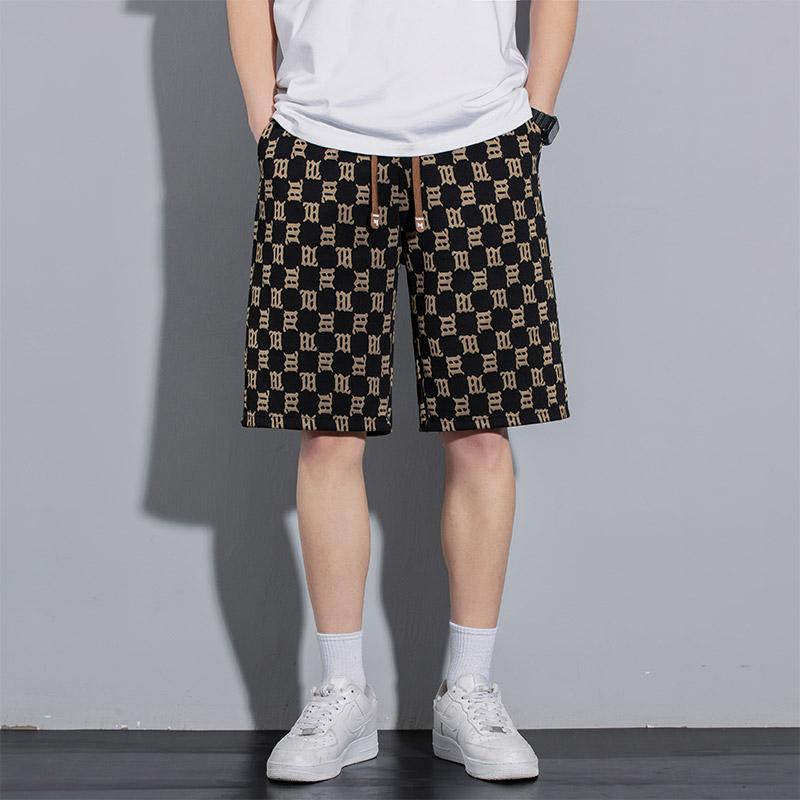 Loose Shorts Men's Thin Quarter Pants Large Pants Casual Quick-drying Beach Pants