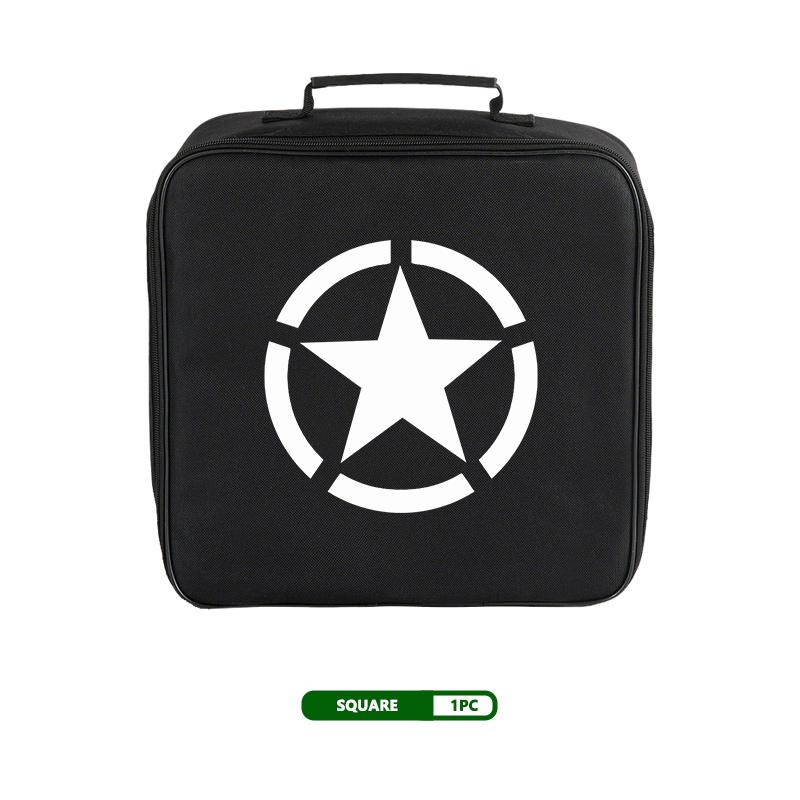 For Jeep Car Logo Cable Case Charging Gun Storage Bag Waterproof Cable Organizer JK JL JKU TJ YJ CJ Wrangler Rubicon Grand