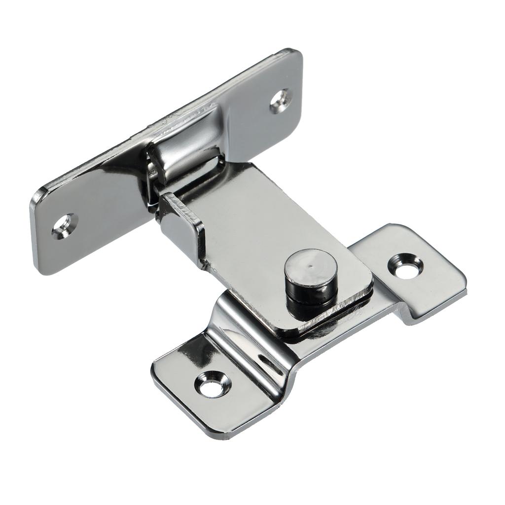 1pc Sliding Door Lock 90° Stainless Steel Barn Gate Latch No Punching Right Angle Window Buckle Red Copper/Antique Bronze/Black