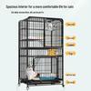 Luxury Double-Layer Cat Cage Villa