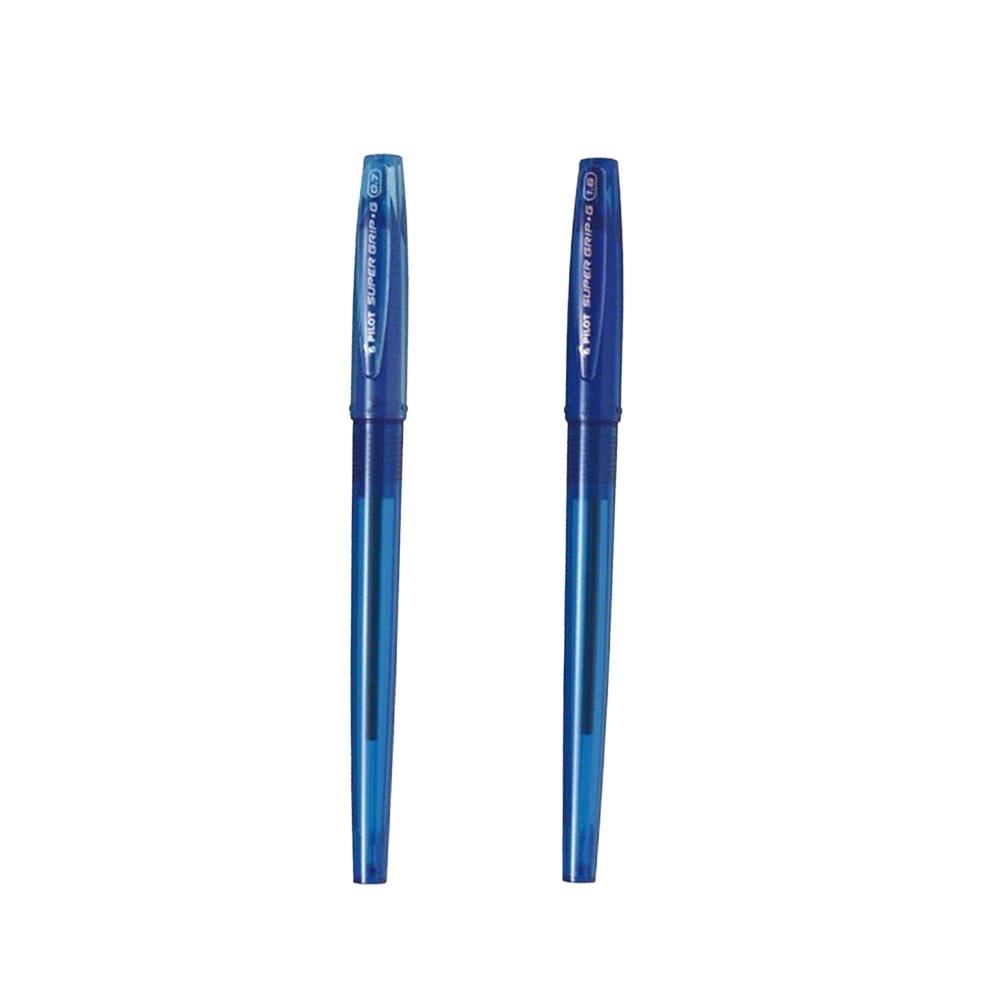 Pilot Oilbased Ballpoint Pen Super Grip G Cap Type Blue 07mm  16mm