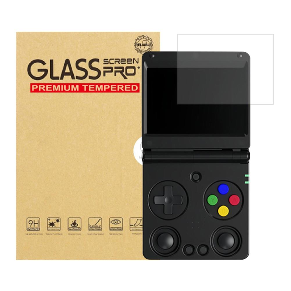 2Pcs Tempered Glass Anti-scratch Screen Protector Tempered Film for ANBERNIC RG34XXSP Handheld Game Console