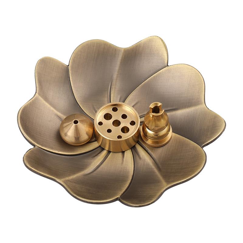 Kadidelnice kadidelnice vnitřní tyčinkový kadidelník mosazný aroma difuzér starožitné ozdoby taoistický držák na kadidlo z agarového dřeva