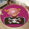 One Piece Tony Tony Chopper Round Area Rug Carpet Rug For Living Room Bedroom Sofa Playroom Decor Nonslip Floor Mat