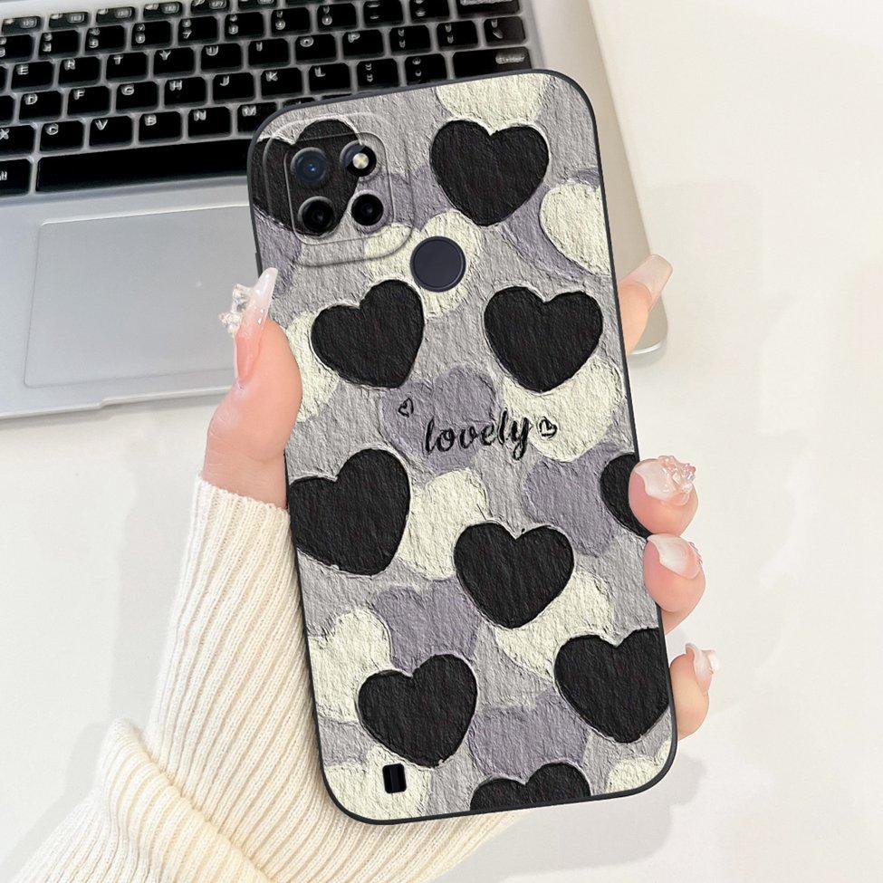For Realme C21Y RMX3261 RMX3263 C25Y RMX3269 Cover For Realme C21Y Case Cute Cat Funny Cool Fashion Silicone Shockproof Bumper