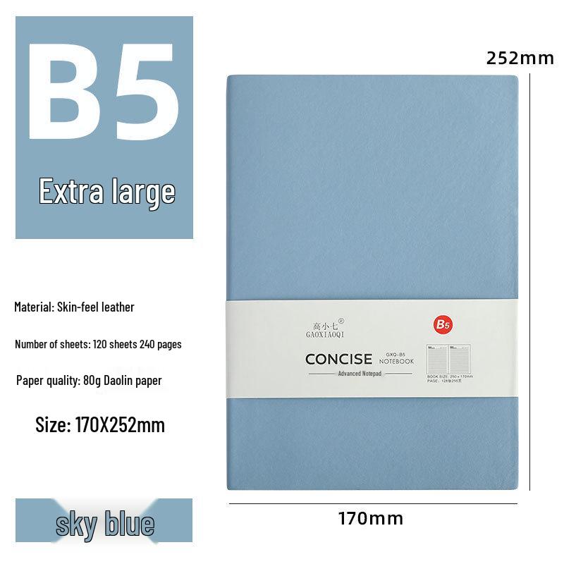 Prémiový zápisník A5 s vlastním logem - Jednoduchý, stylový, kreativní kancelářský a studentský diář