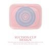Ensemble de assiettes en silicone rose facile à nettoyer pour tout-petits 1 jeu