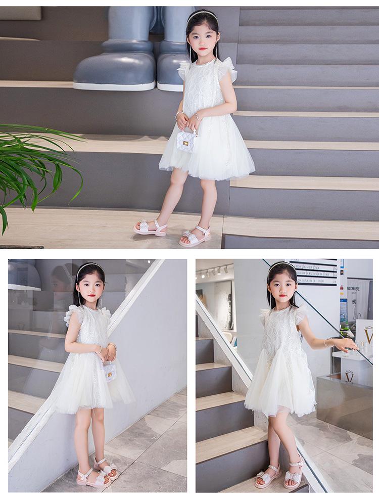 2026 Summer Girls' Soft Sole Bow Princess Sandals
