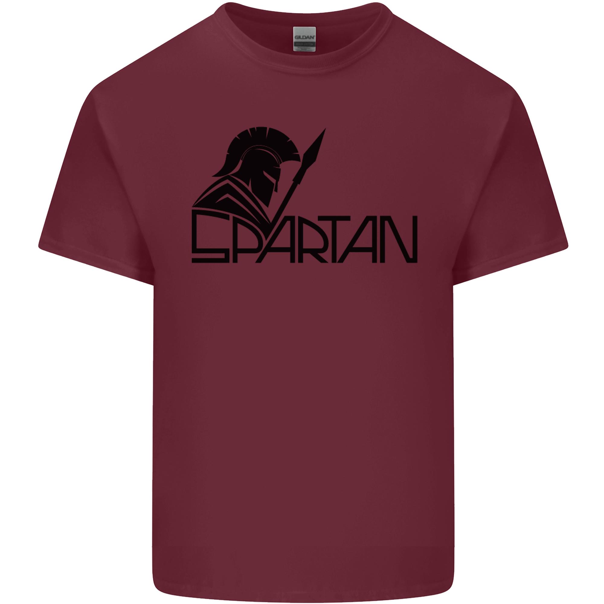 Spartan Gym Training Top Bodybuilding Unisexs Light Cotton TShirt S