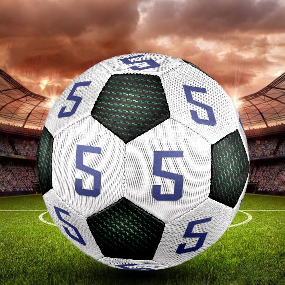 1pc Team Jersey Digital Design  Football Soccer Ball Size 5 Indoor Soccer Ball Fashion Colorful  Backyard Game -Great For Sports Fans Gift