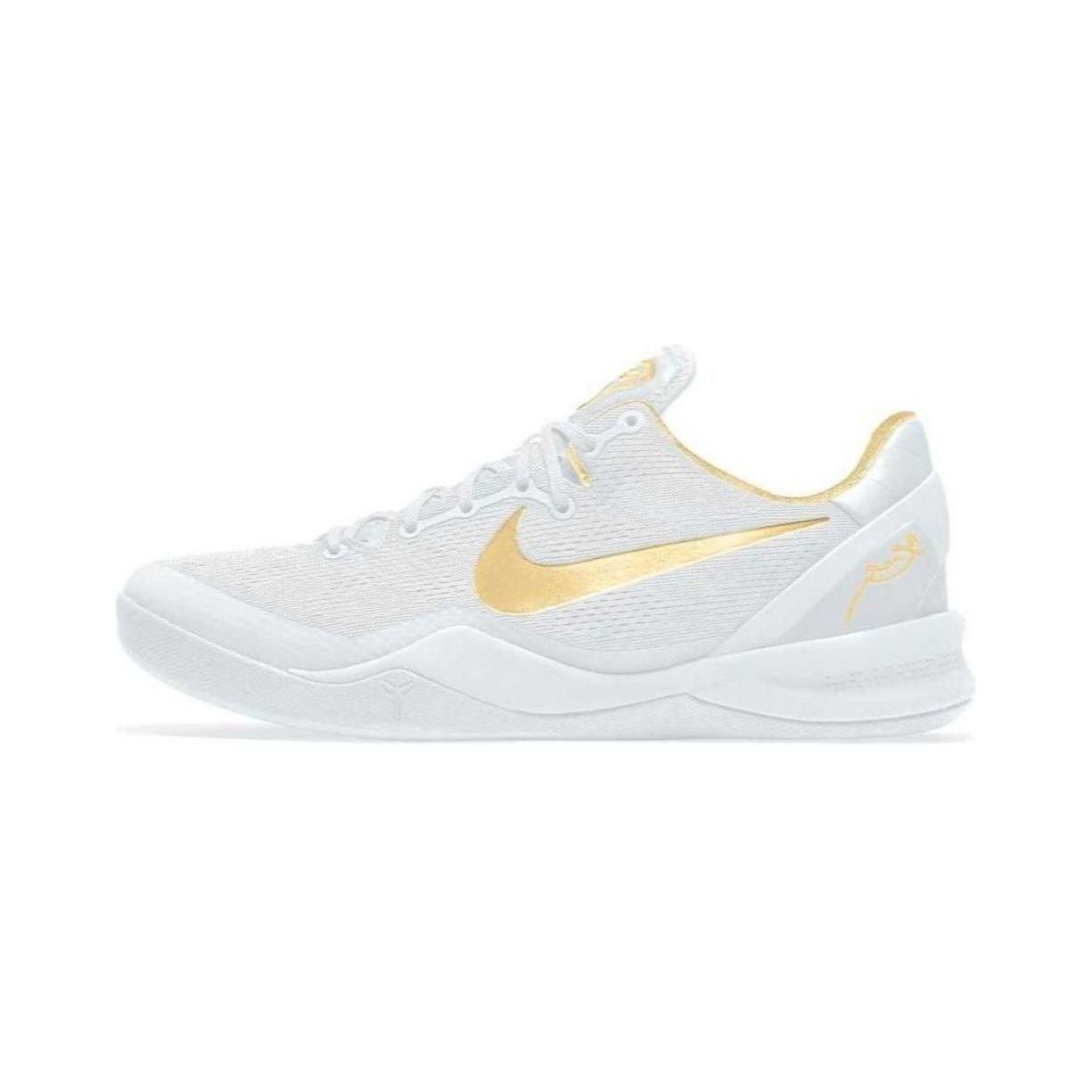

Nike Детские кроссовки Kobe 8 PS Mambacita Белый металлик-Золото Черный FN0267-102 28