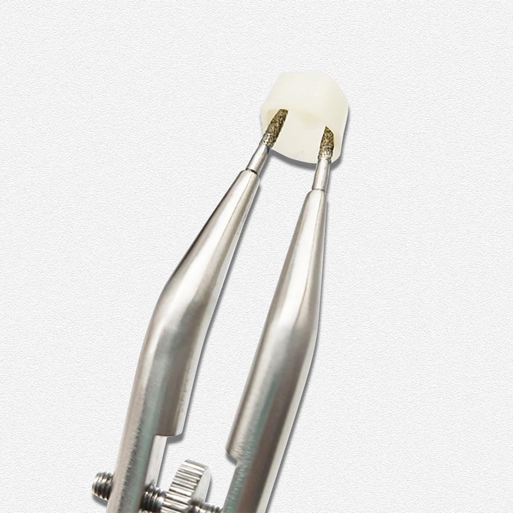1 piece Dental Jacket Grip Forceps Crown Spreader Remover dental Diamond Pin Plier Crown Telescope Tweezer Jaw