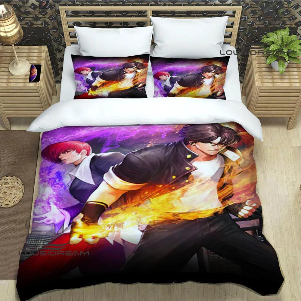 3D KOF game Cartoon Printed Bedding Sets exquisite bed supplies set duvet cover comforter set bedding set luxury birthday gift