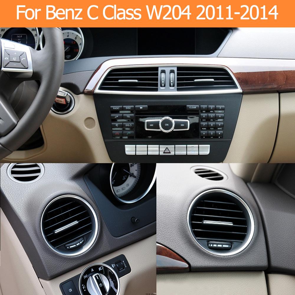 Montaż Kratki Nawiewu Klimatyzacji Lewej Prawej Deski Rozdzielczej Dla Mercedes Benz Klasa C W204 LCI 2011-2014 C200 C260 C300