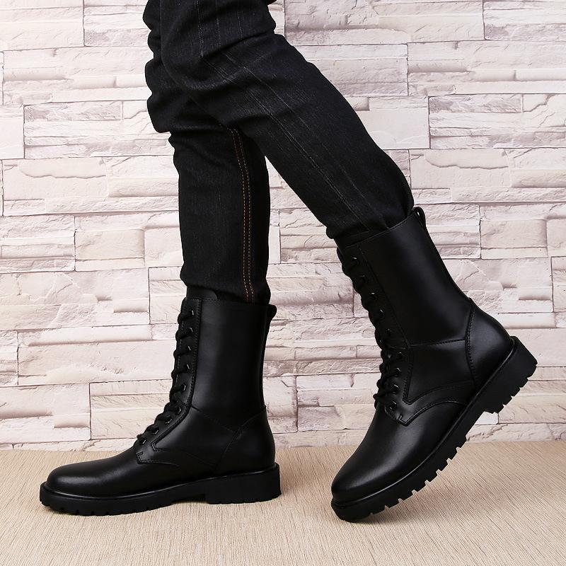 Übergröße Martin Boots Herren Baumwollschuhe 48 High Top 49 Rindsleder 50 Samt Thermisch Tooling 51 Schwarz Übergröße 52 Herrenschuhe