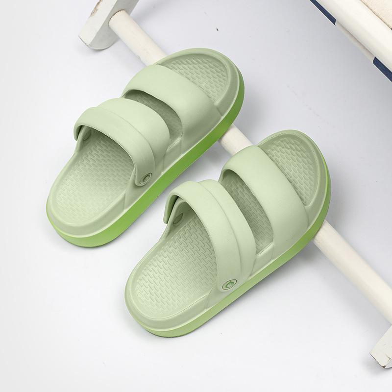 Fashion 2025 New Summer Platform Slippers For Women Home Street Shoes Thick Sole Soft EVA Mixed-color Girls Daily Walking Sandals